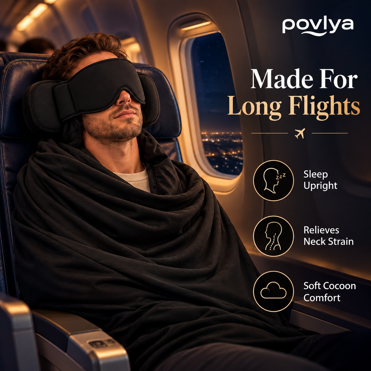 ✈️ Travel Sleep Wrap ✨ Sleep Comfortably Wherever You Go