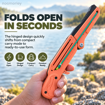 Portable Folding Slingshot Launcher, Compact Outdoor Target Toy