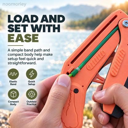 Portable Folding Slingshot Launcher, Compact Outdoor Target Toy