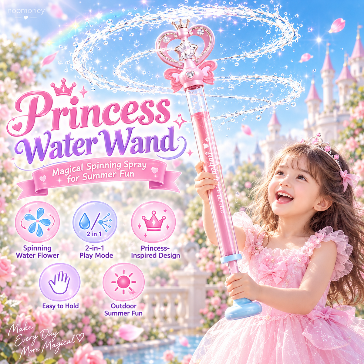 🪄 Fairy Magic Wand Water Blaster – Big Splash Summer Fun! 💦