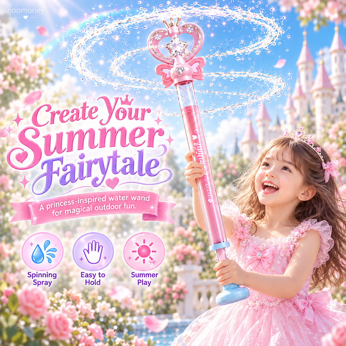🪄 Fairy Magic Wand Water Blaster – Big Splash Summer Fun! 💦
