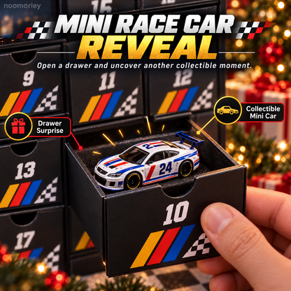 Racing Car Advent Calendar, 24-Day Christmas Countdown Gift for Racing Fans