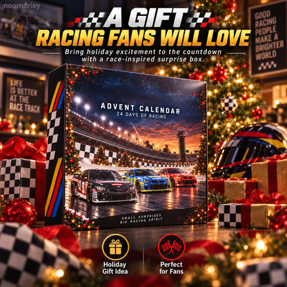 Racing Car Advent Calendar, 24-Day Christmas Countdown Gift for Racing Fans