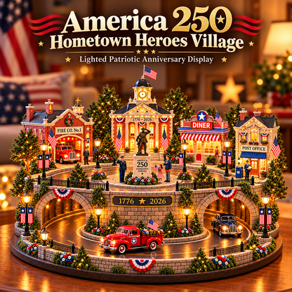 🎖️ America’s Hometown Heroes | 250th Anniversary Lighted Tribute Village