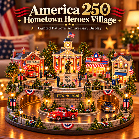 🎖️ America’s Hometown Heroes | 250th Anniversary Lighted Tribute Village