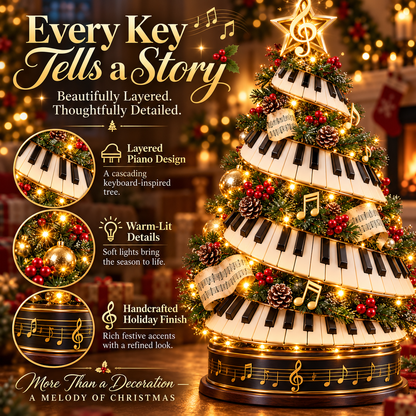 🎹🎄 Christmas in Every Key | Lighted Piano Tree ✨