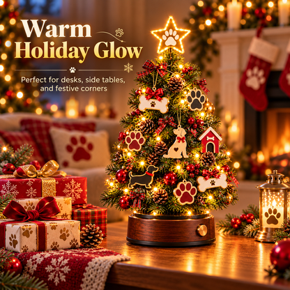 ✨ Christmas with Paws™ | Lighted Dog-Themed Holiday Tree