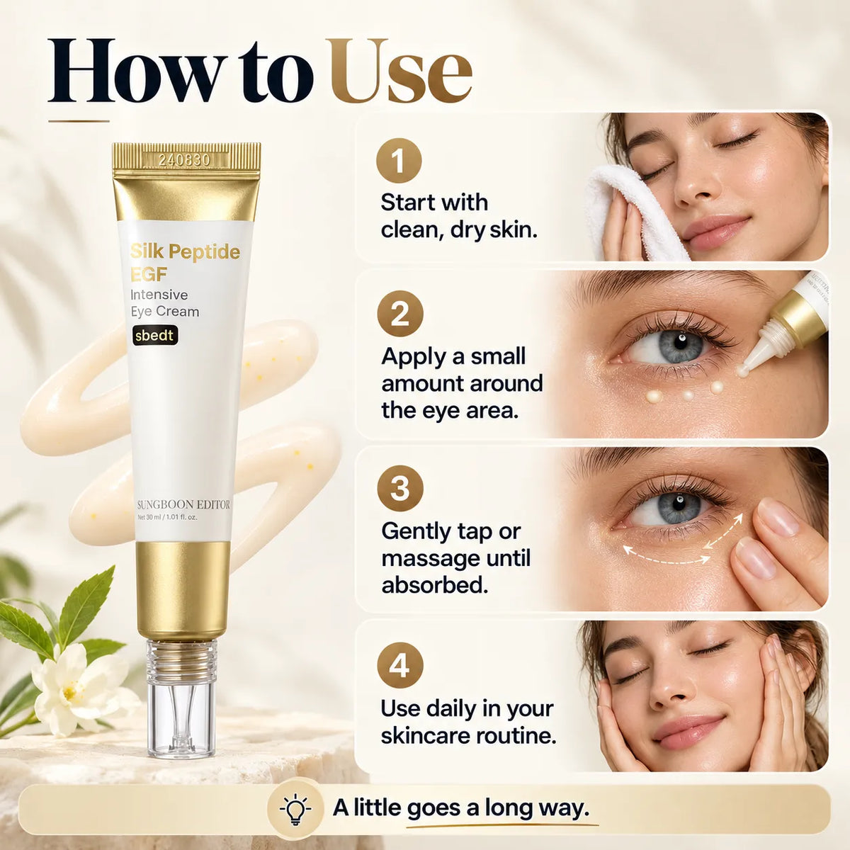 🎁EGF Peptide Eye Cream – Anti-Aging, Firming & Hydrating Eye Care
