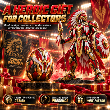 🪶🔥 ChiefMorph – Egg to Chief Transforming Mechanical Figure
