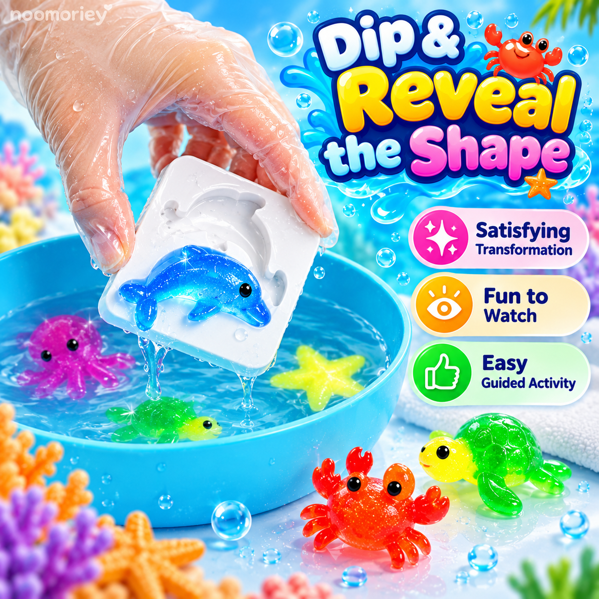 🧚 Magic Water Elf DIY Kit – Create Your Own Magical Aqua Gel Squishies ✨
