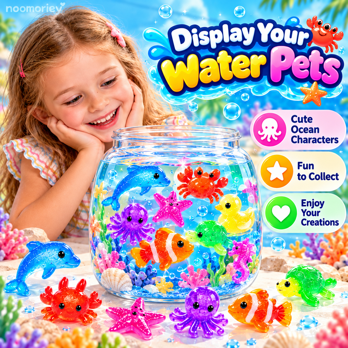 🧚 Magic Water Elf DIY Kit – Create Your Own Magical Aqua Gel Squishies ✨