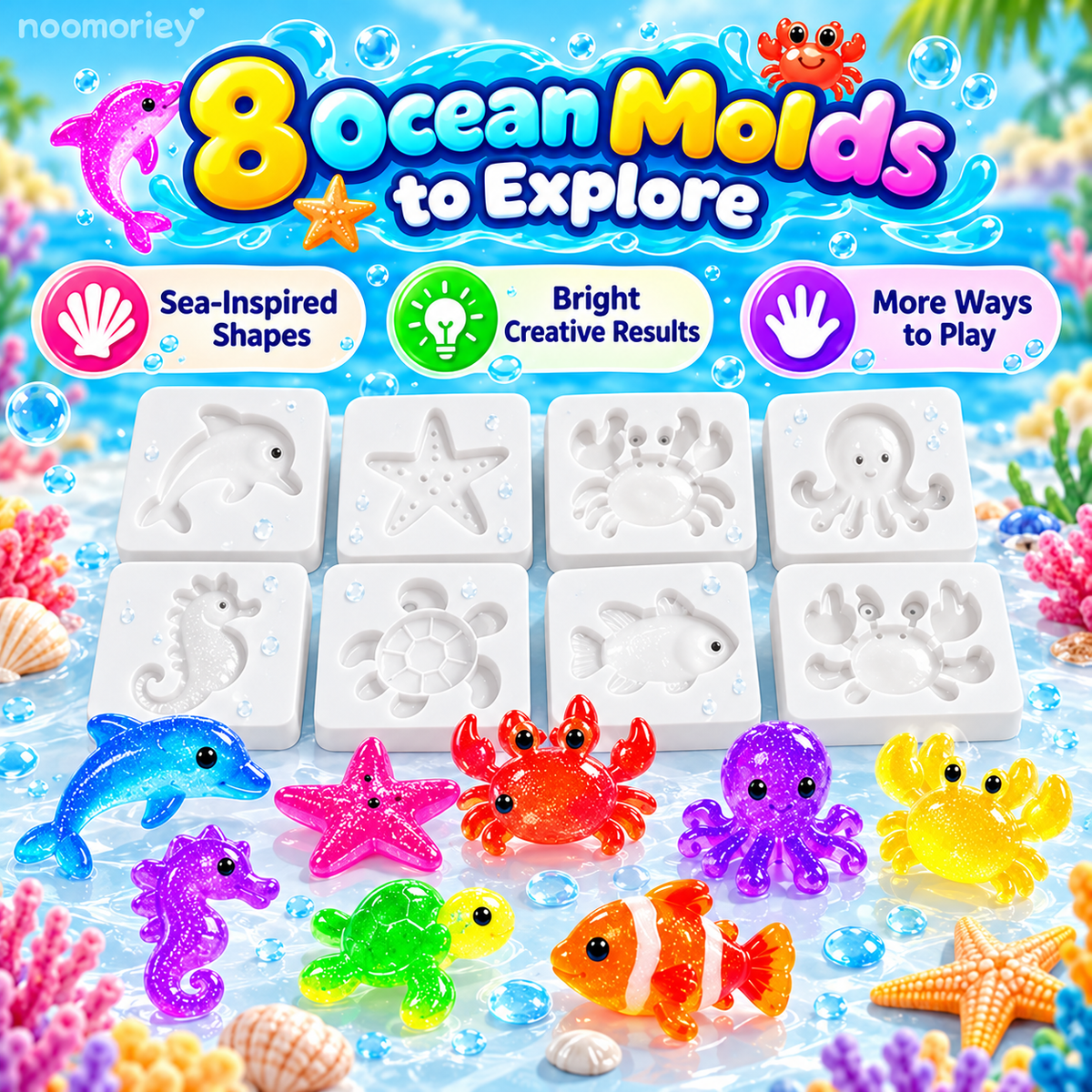 🧚 Magic Water Elf DIY Kit – Create Your Own Magical Aqua Gel Squishies ✨