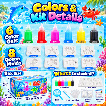 🧚 Magic Water Elf DIY Kit – Create Your Own Magical Aqua Gel Squishies ✨