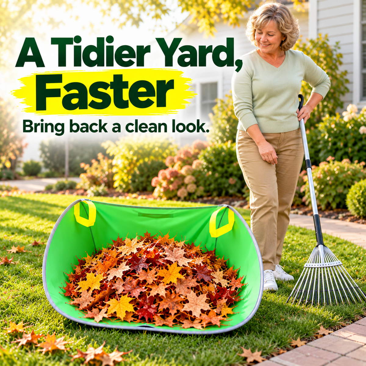 Garden Leaf Collection Tent