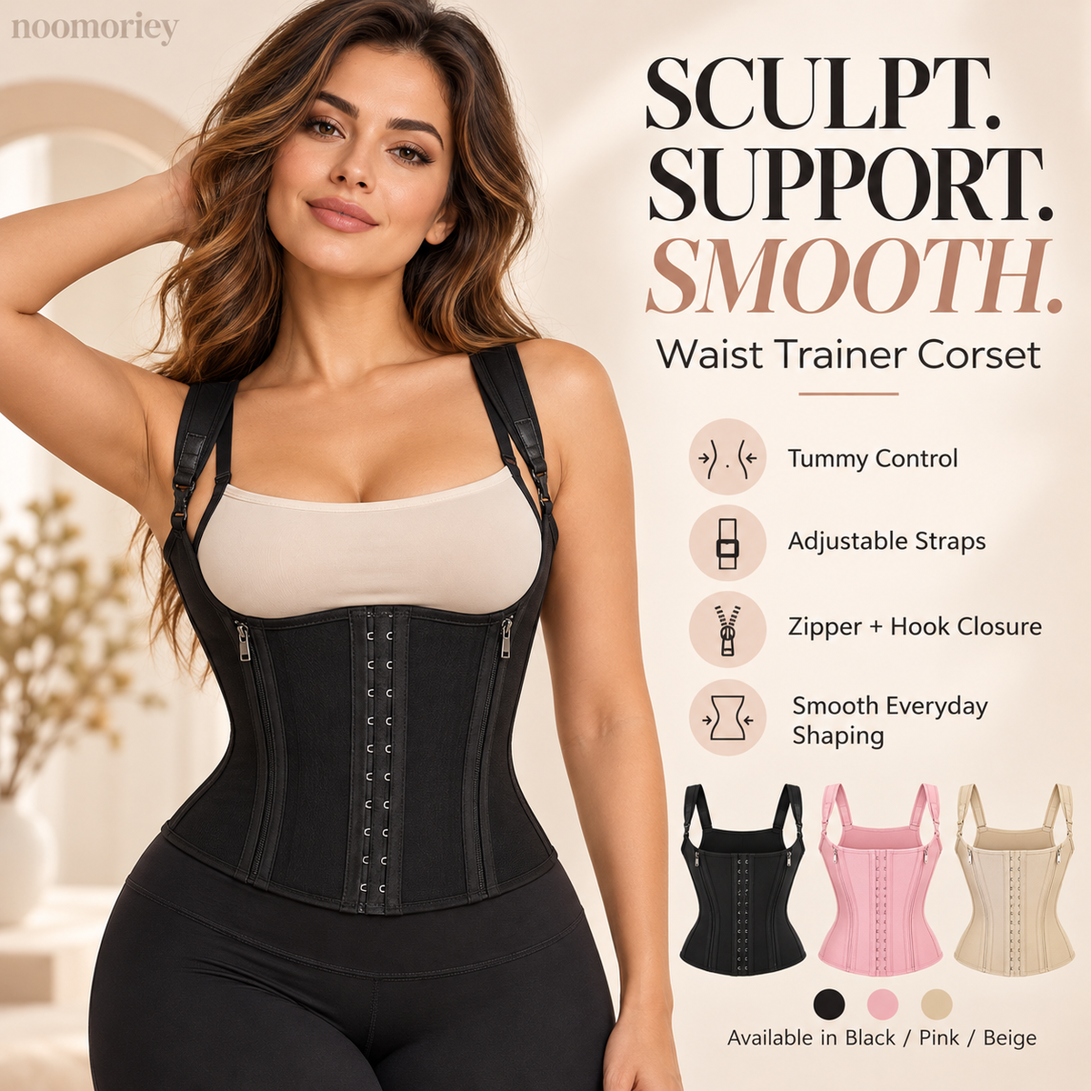 Waist Shapewear for Women Tummy Control Girdle Workout Shapewear