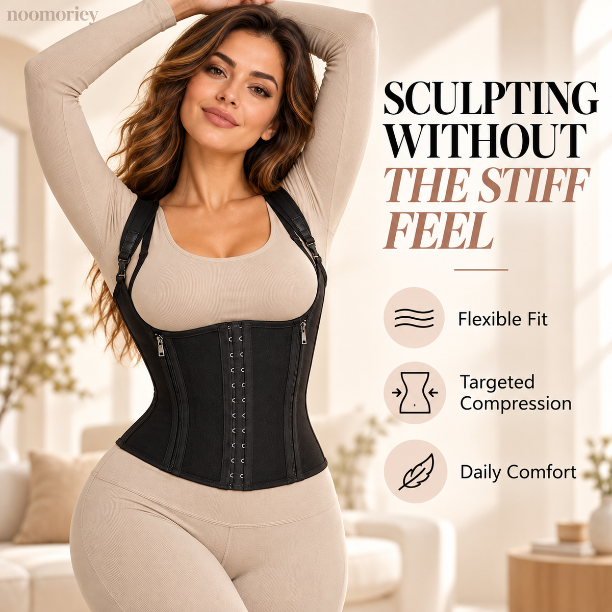Waist Shapewear for Women Tummy Control Girdle Workout Shapewear