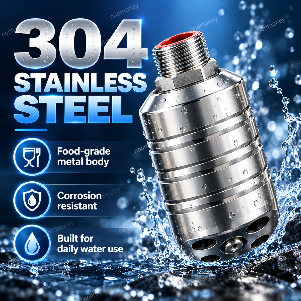 💧 Automatic Water Level Control Valve – 304 Stainless Steel No-Electricity Water Tank Refill Valve, 1/2" Threaded Inlet