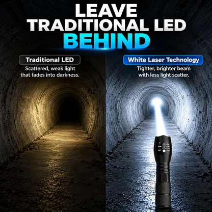 🔦 Rechargeable Zoom Flashlight for Camping & Home ✨