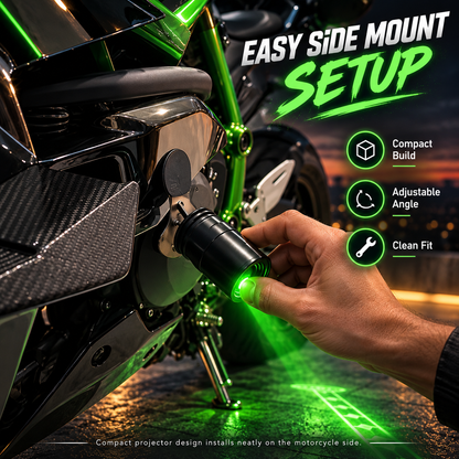 ⚔️ Neon Katana Motorcycle Ground Projection Light – Eye-Catching LED Sword Effect for Night Riders