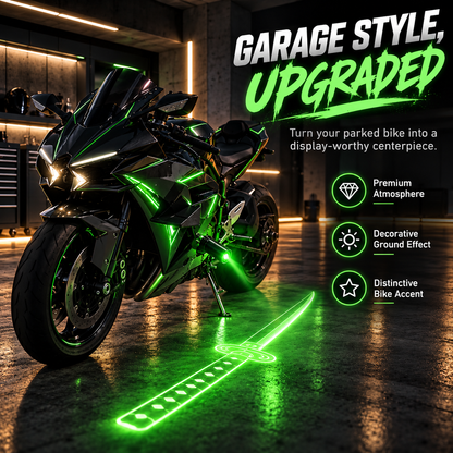 ⚔️ Neon Katana Motorcycle Ground Projection Light – Eye-Catching LED Sword Effect for Night Riders