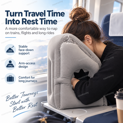 ✈️ Inflatable Travel Pillow – Rest More Comfortably on Every Journey