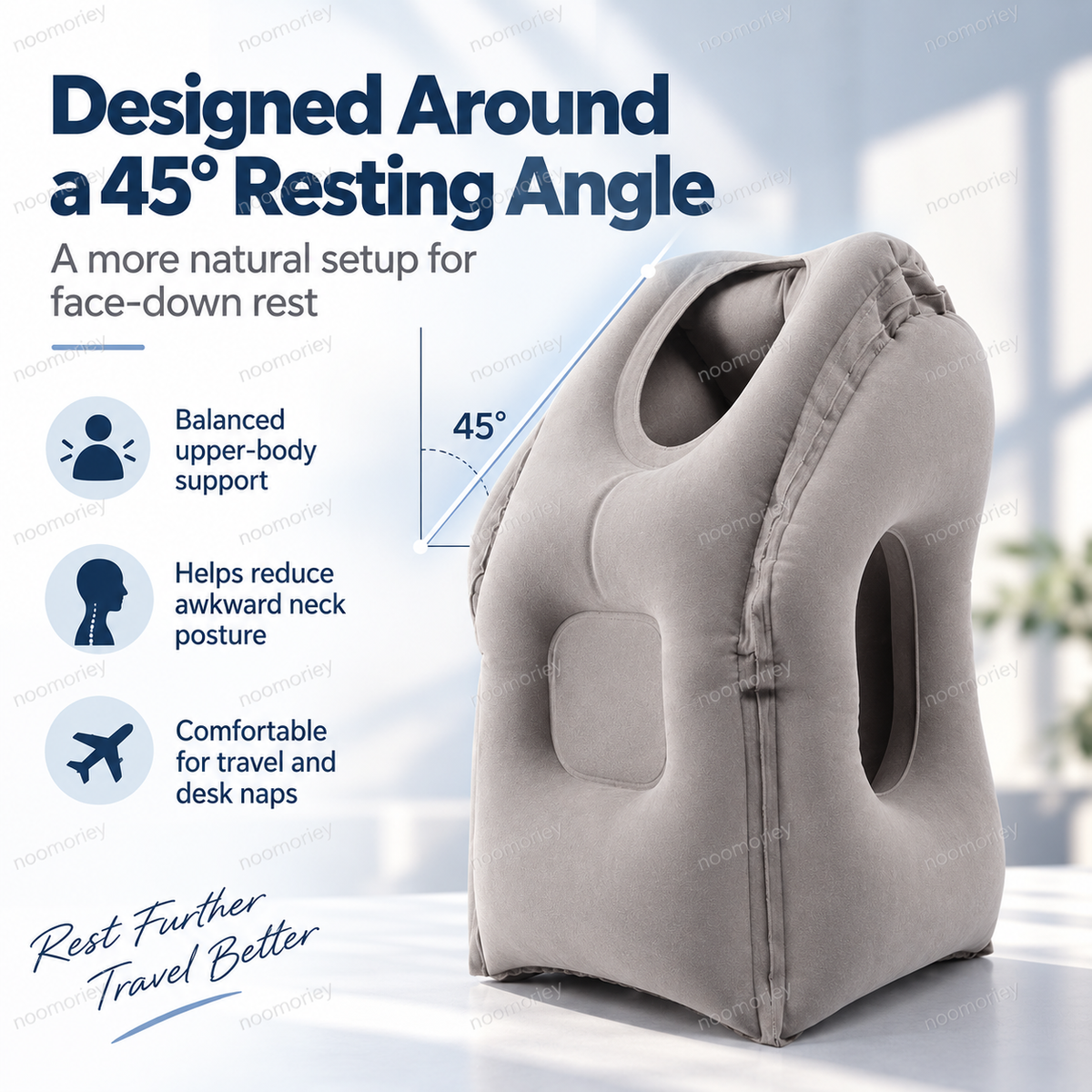 ✈️ Inflatable Travel Pillow – Rest More Comfortably on Every Journey