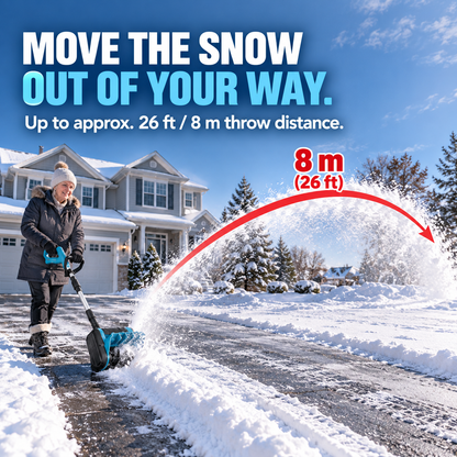 ❄️ Cordless Snow Sweeper – Clear Snow Without the Heavy Shoveling