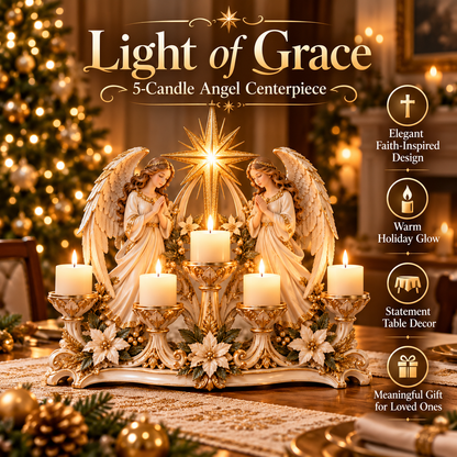 ✨🕯️ Light of His Presence — Sacred Christian Candleholder ✝️🤍