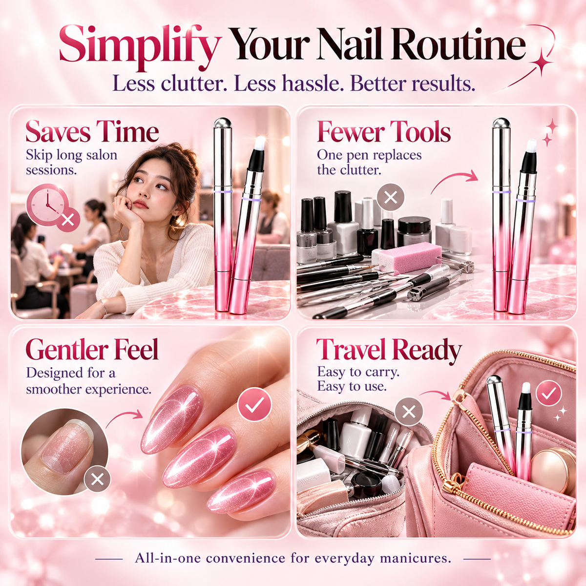 ✨Magnetic Cat Eye Gel Nail Pen – 7-in-1 Portable Nail Art Tool💅