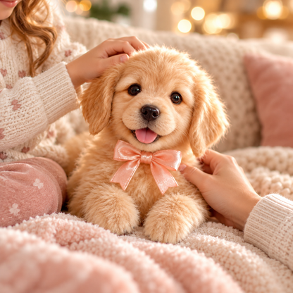 🔥Limited Time 50% OFF🐶Realistic Robotic Golden Retriever Puppy ✨ The Cutest Christmas Surprise🎁