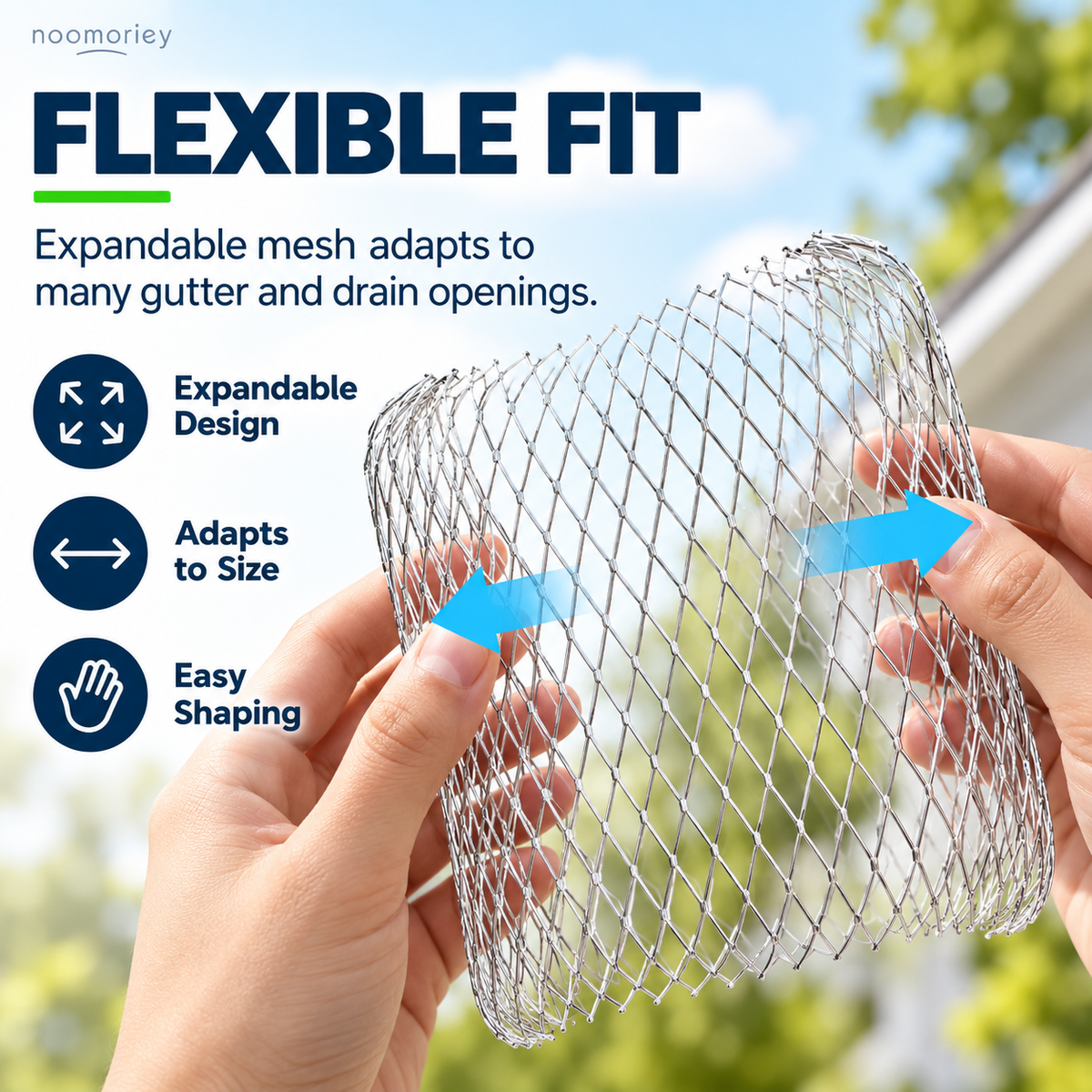 Aluminum Alloy Gutter Guard Filter 2 PCS
