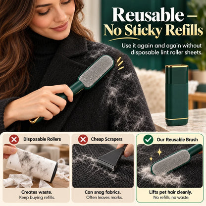 Self-Cleaning Pet Hair Remover Brush for Clothes
