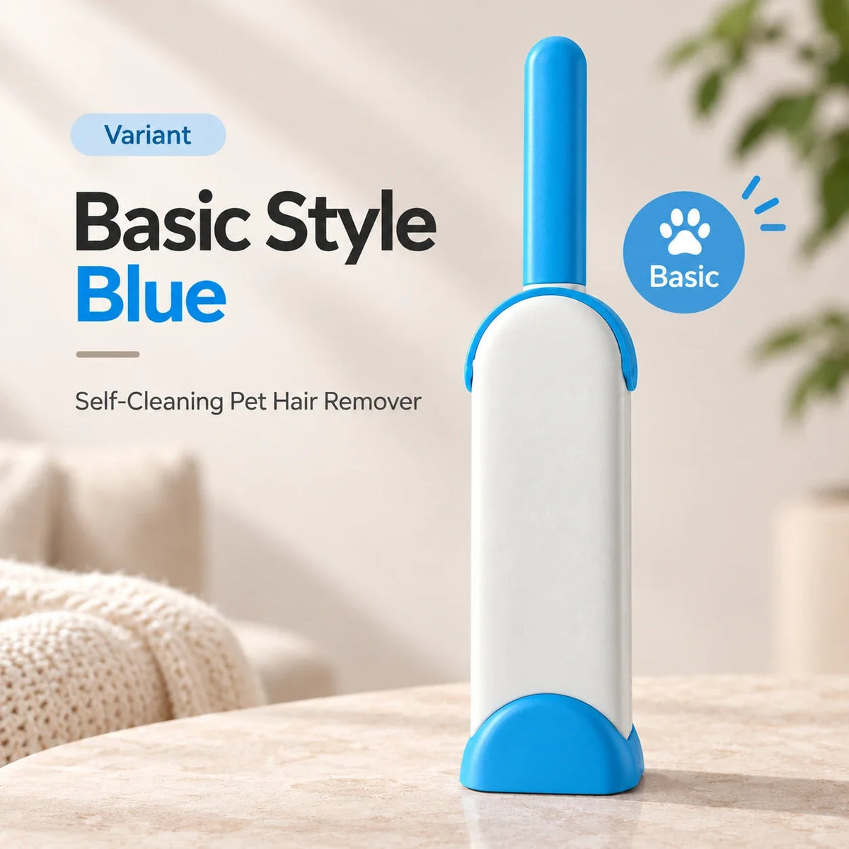 Self-Cleaning Pet Hair Remover Brush for Clothes