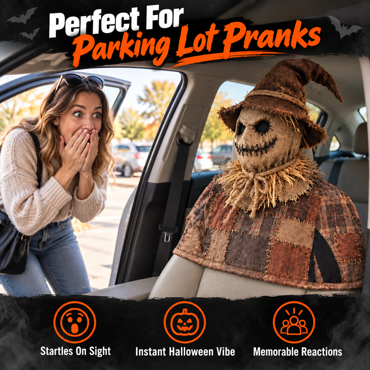 💀Rotating Head Halloween Prank Decoration