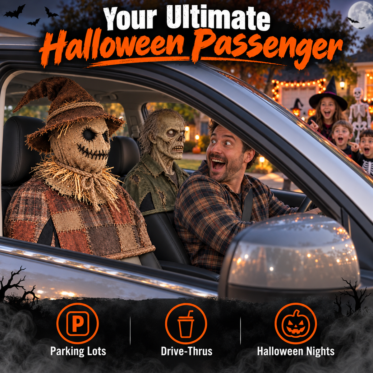 💀🎃Rotating Head Halloween Prank Decoration