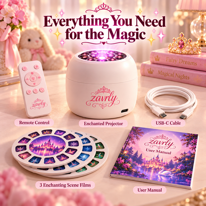 🏰 Fairytale Room Projector for Kids – Castles, Fairies & Magical Bedtime Scenes
