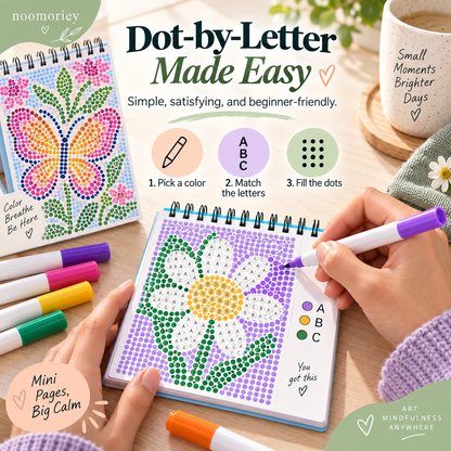 ✨ Mindful Dot Art Meditation Kit – 3-Piece Guided Painting Boards for Stress Relief