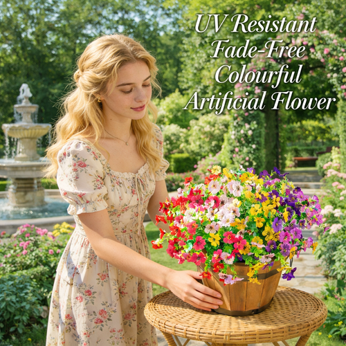 💐🌺UV Resistant Fade-Free Colourful Artificial Flower