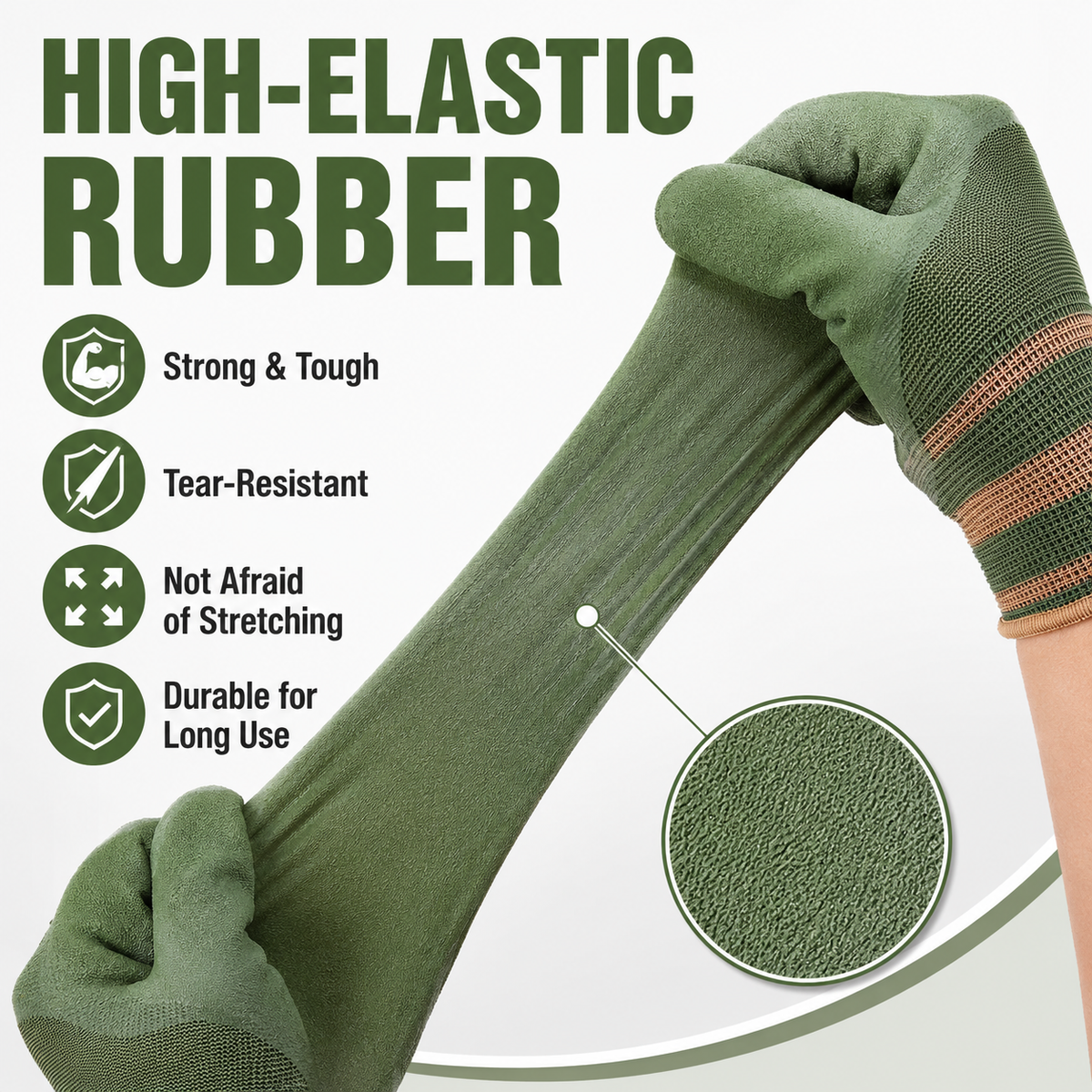 Noomoriey™ Heavy-Duty Waterproof Gardening & Work Gloves with Anti-Slip Rubber Grip