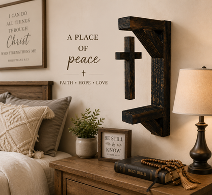 ✝️ The Floating Cross™ – A Beautiful Symbol of Faith & God's Grace