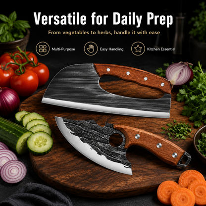 🔧New Upgrade-Forged Butcher Knife Set