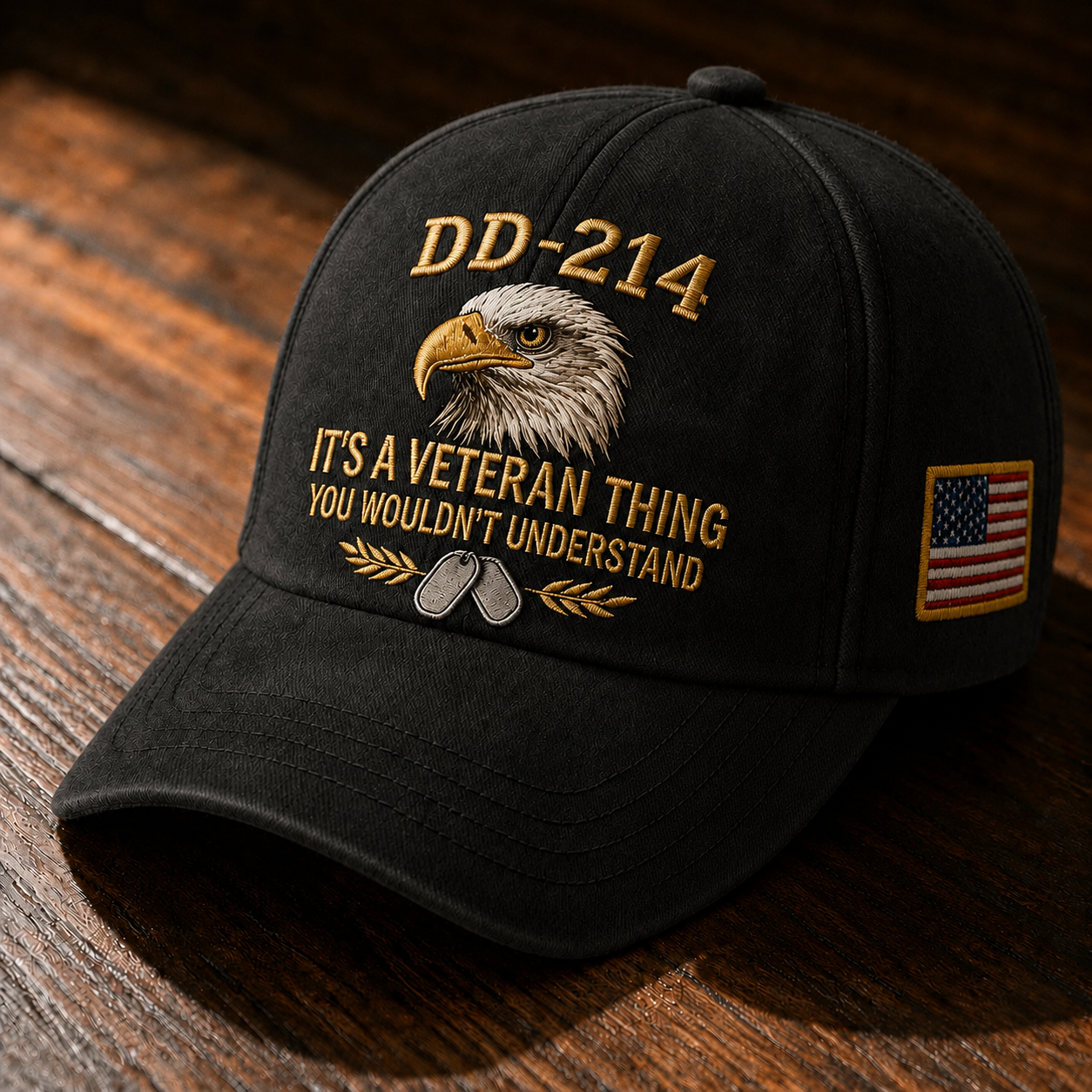 DD-214 Veteran 3D Embroidered Cap - “IT'S A VETERAN THING YOU WOULDN'T UNDERSTAND”