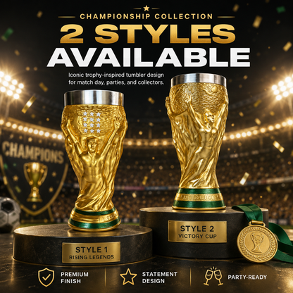 Creative Gold Trophy Beer Mug – Home, Office & Party Drinking Cup – Fun Birthday & Holiday Gift for Adults