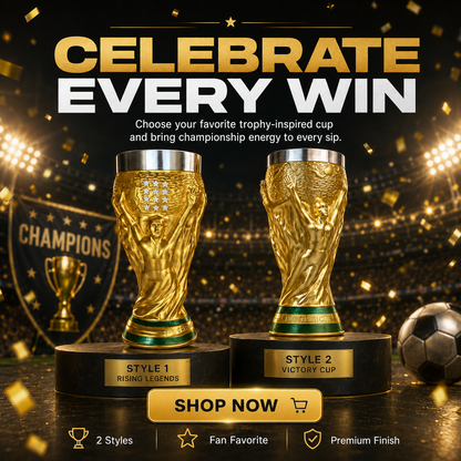 Creative Gold Trophy Beer Mug – Home, Office & Party Drinking Cup – Fun Birthday & Holiday Gift for Adults