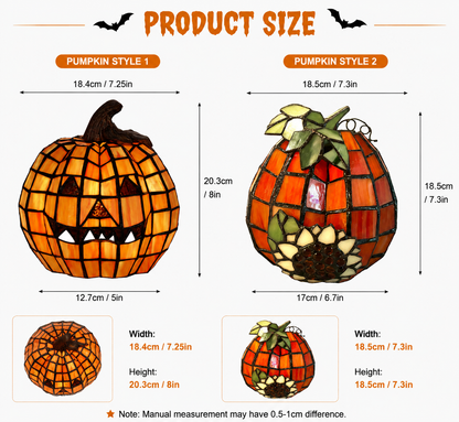 🎃 Halloween Pumpkin LED Light | Spooky Jack-O’-Lantern Atmosphere Lamp for Home Decoration