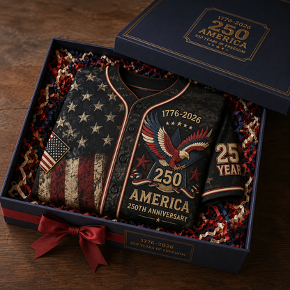 America 250th Anniversary Vintage Baseball Jersey