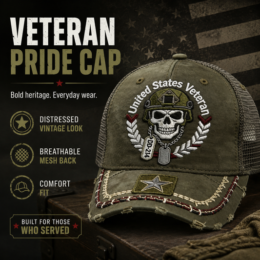 Last Day 49% OFF🔥DD-214 United States Veteran Cap – Embroidered Edition