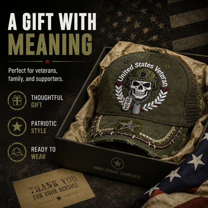 Last Day 49% OFF🔥DD-214 United States Veteran Cap – Embroidered Edition