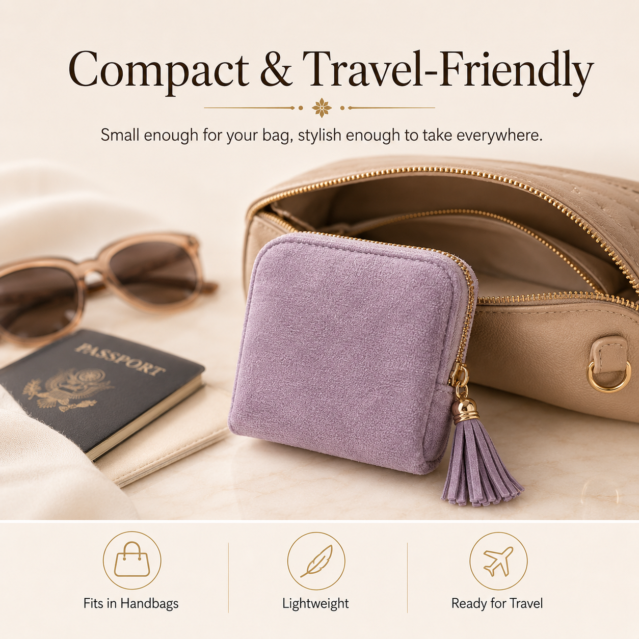 🔥Jewelry zippered pocket case Travel Jewelry Bag Portable Organizer