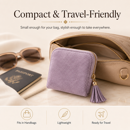 🔥Jewelry zippered pocket case Travel Jewelry Bag Portable Organizer